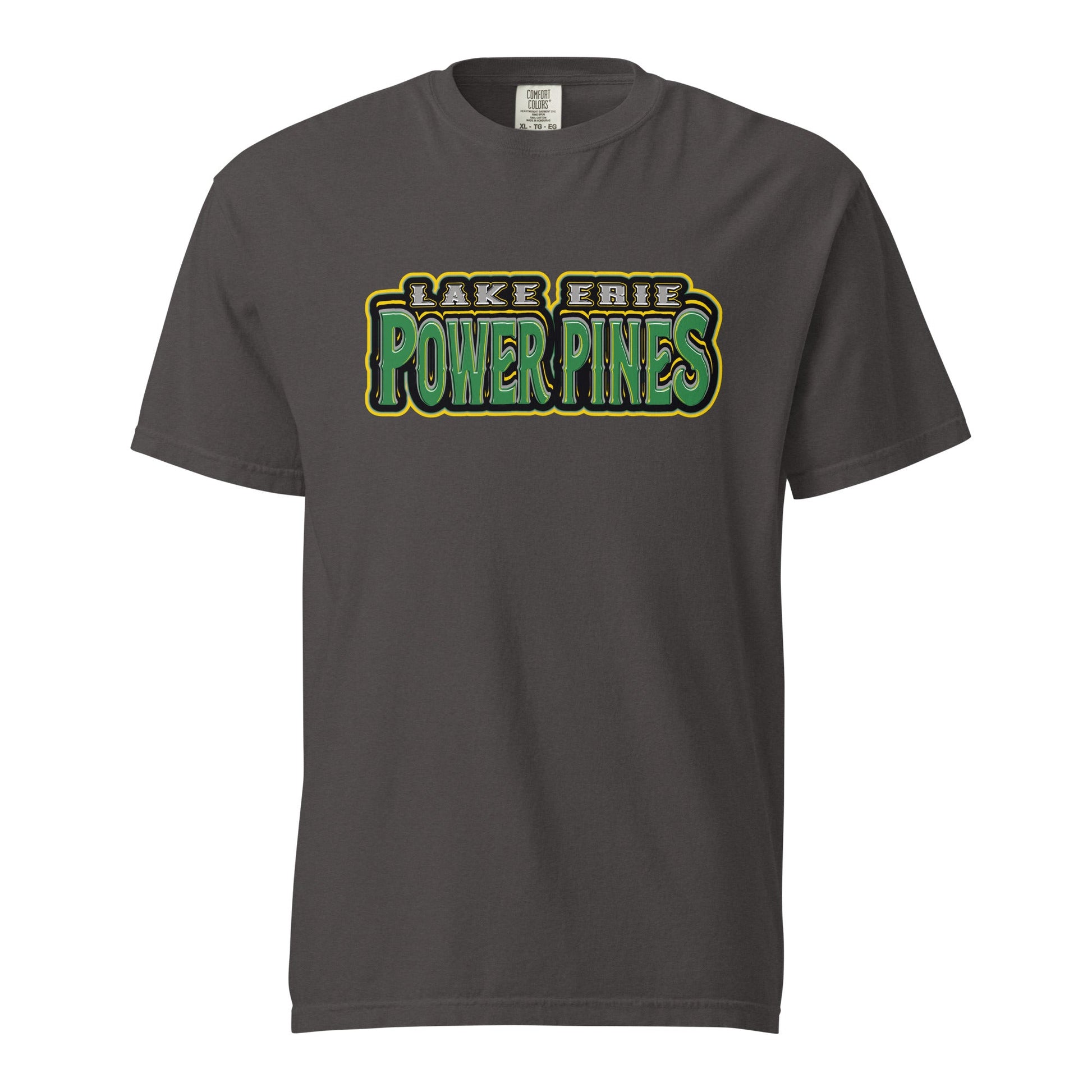 Signature | Comfort Colors T-Shirt | Lake Erie Power Pines | Script Logo