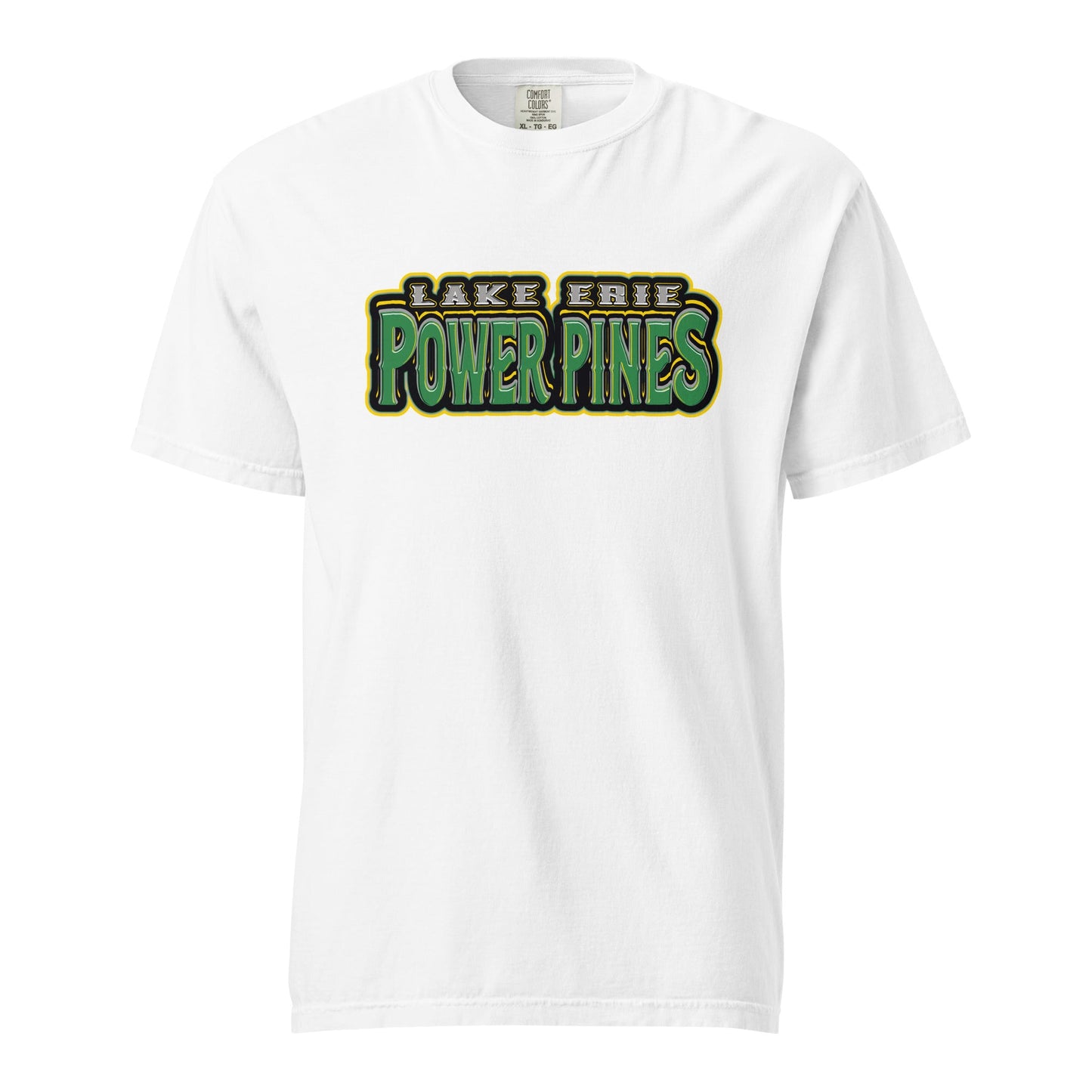 Signature | Comfort Colors T-Shirt | Lake Erie Power Pines | Script Logo