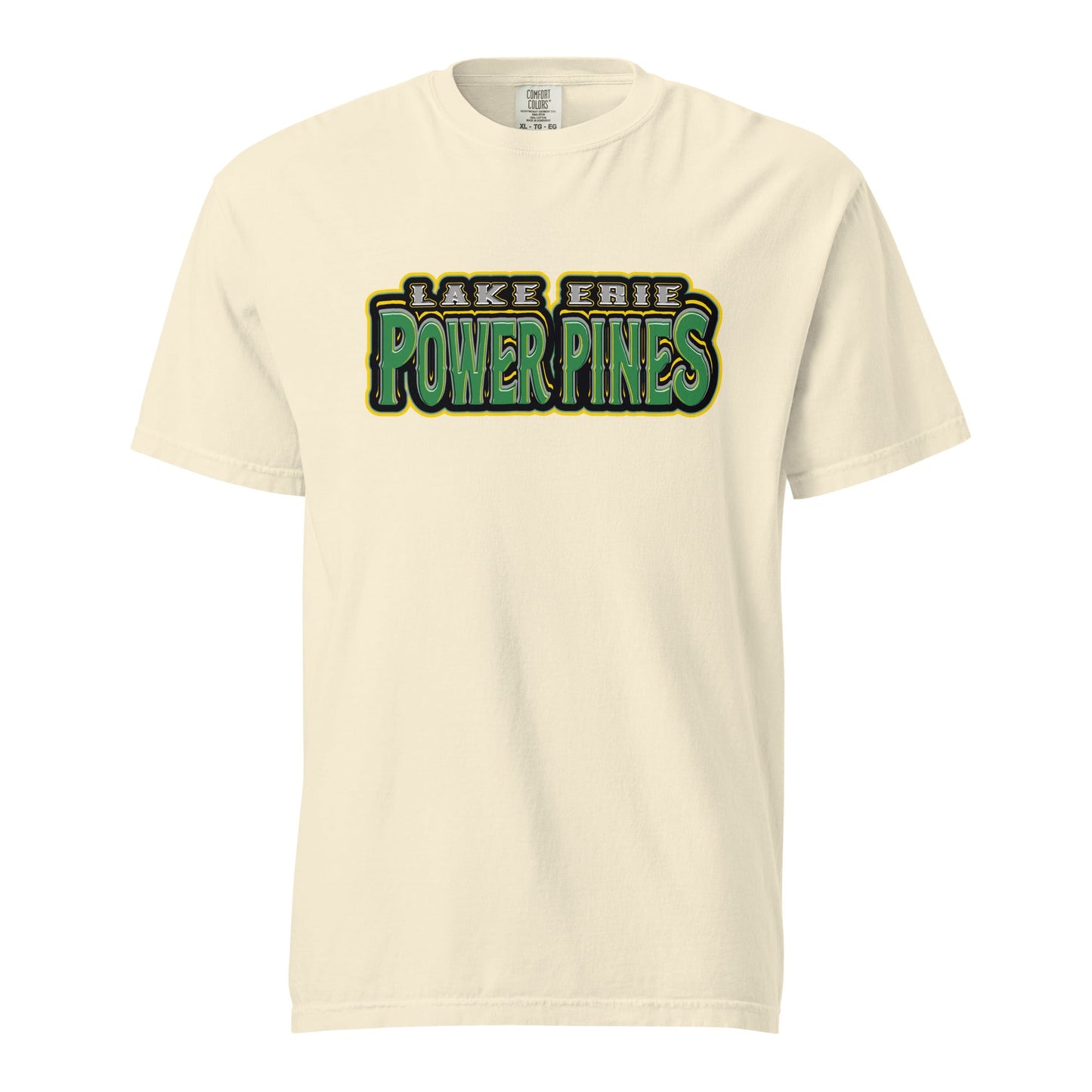 Signature | Comfort Colors T-Shirt | Lake Erie Power Pines | Script Logo