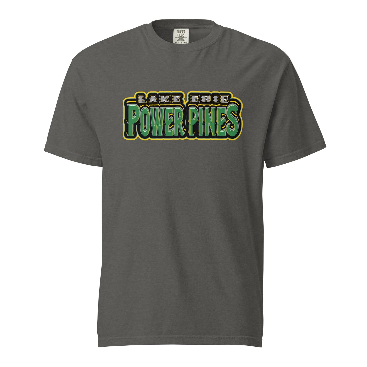 Signature | Comfort Colors T-Shirt | Lake Erie Power Pines | Script Logo