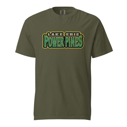 Signature | Comfort Colors T-Shirt | Lake Erie Power Pines | Script Logo