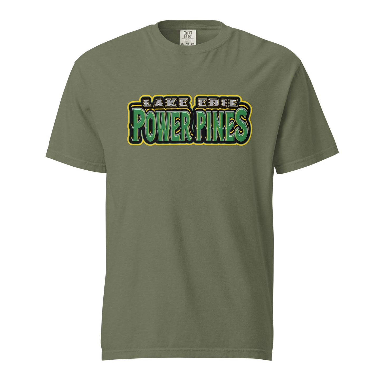 Signature | Comfort Colors T-Shirt | Lake Erie Power Pines | Script Logo