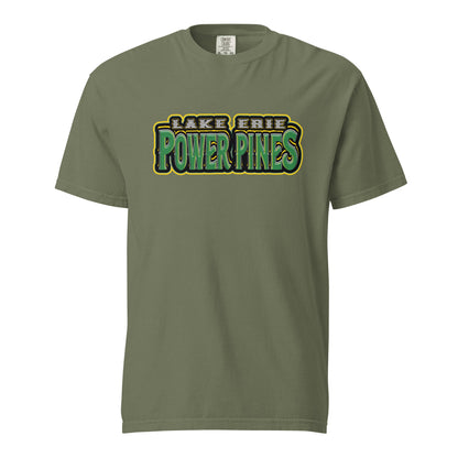 Signature | Comfort Colors T-Shirt | Lake Erie Power Pines | Script Logo