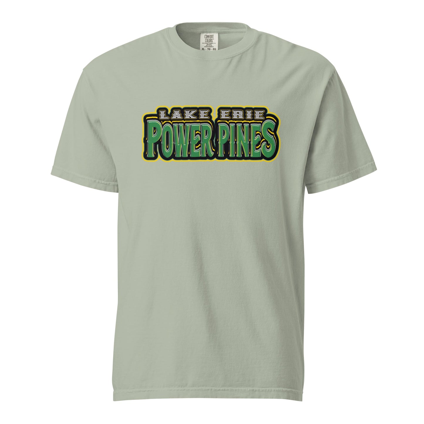 Signature | Comfort Colors T-Shirt | Lake Erie Power Pines | Script Logo