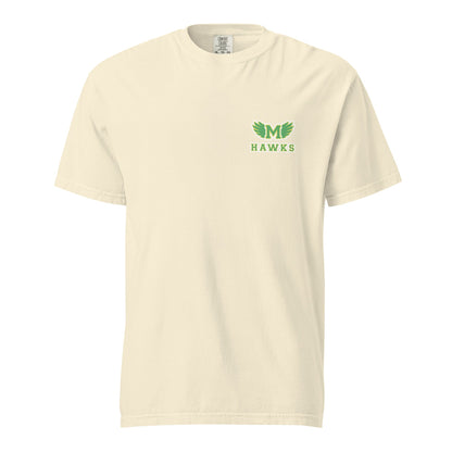 Signature | Comfort Colors T-Shirt | Lake Minneola Hawks Football | Icon Logo