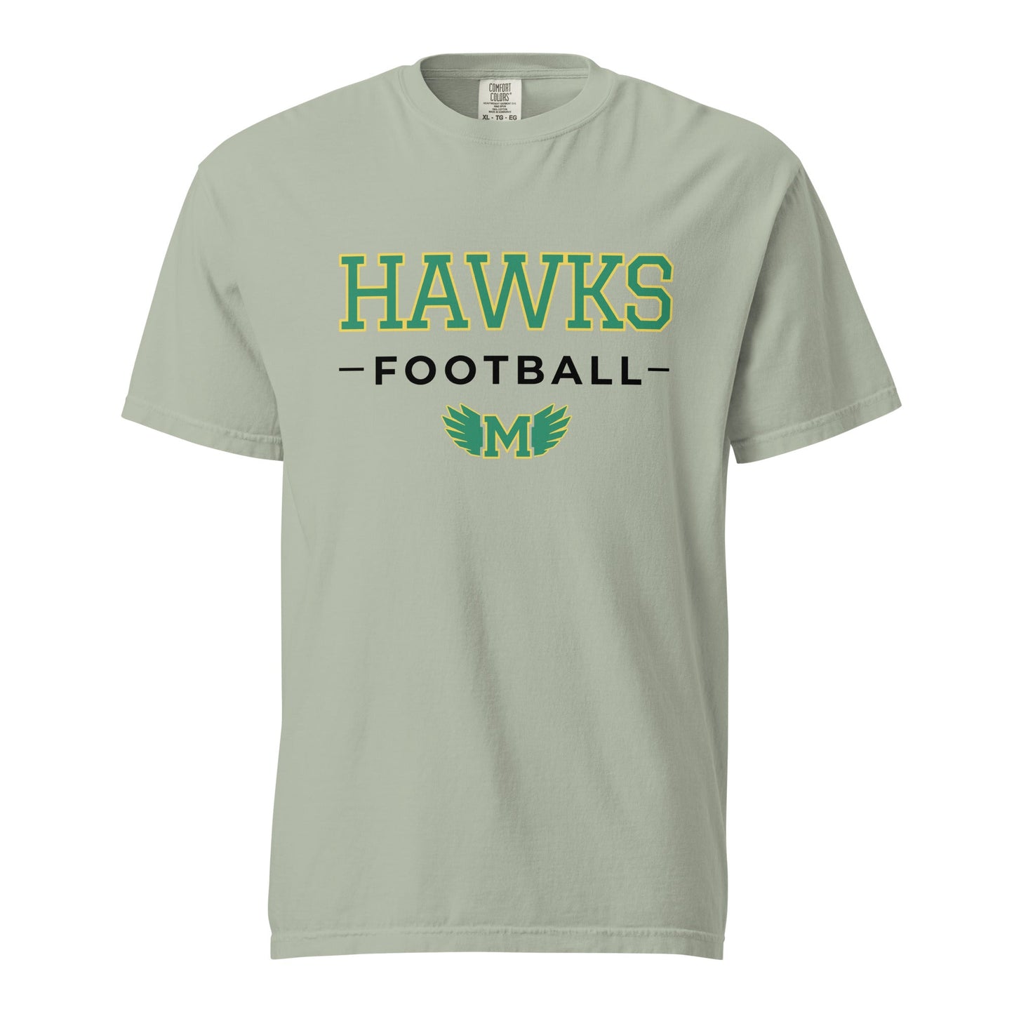 Signature | Comfort Colors T-Shirt | Lake Minneola Hawks Football | Mark Logo