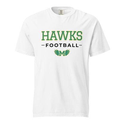 Signature | Comfort Colors T-Shirt | Lake Minneola Hawks Football | Mark Logo