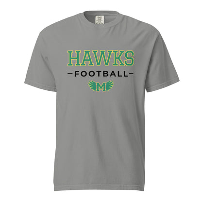 Signature | Comfort Colors T-Shirt | Lake Minneola Hawks Football | Mark Logo