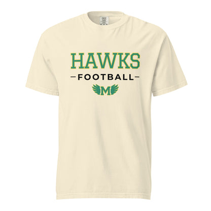 Signature | Comfort Colors T-Shirt | Lake Minneola Hawks Football | Mark Logo