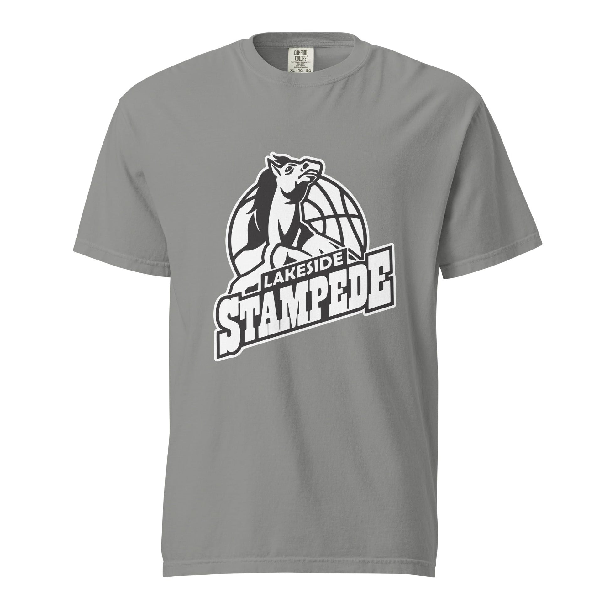 Signature | Comfort Colors T-Shirt | Lakeside Stampede | Basketball Mascot Logo
