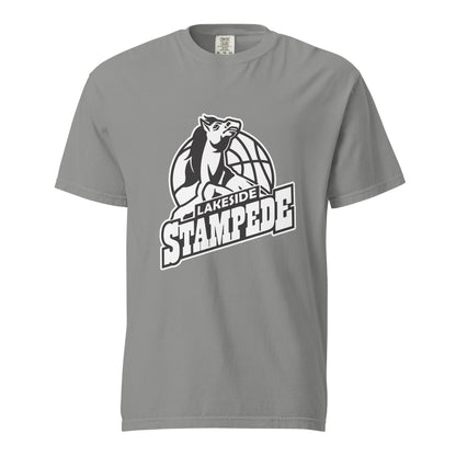 Signature | Comfort Colors T-Shirt | Lakeside Stampede | Basketball Mascot Logo