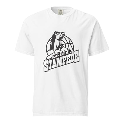 Signature | Comfort Colors T-Shirt | Lakeside Stampede | Basketball Mascot Logo