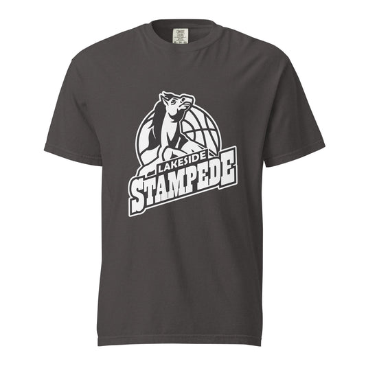 Signature | Comfort Colors T-Shirt | Lakeside Stampede | Basketball Mascot Logo