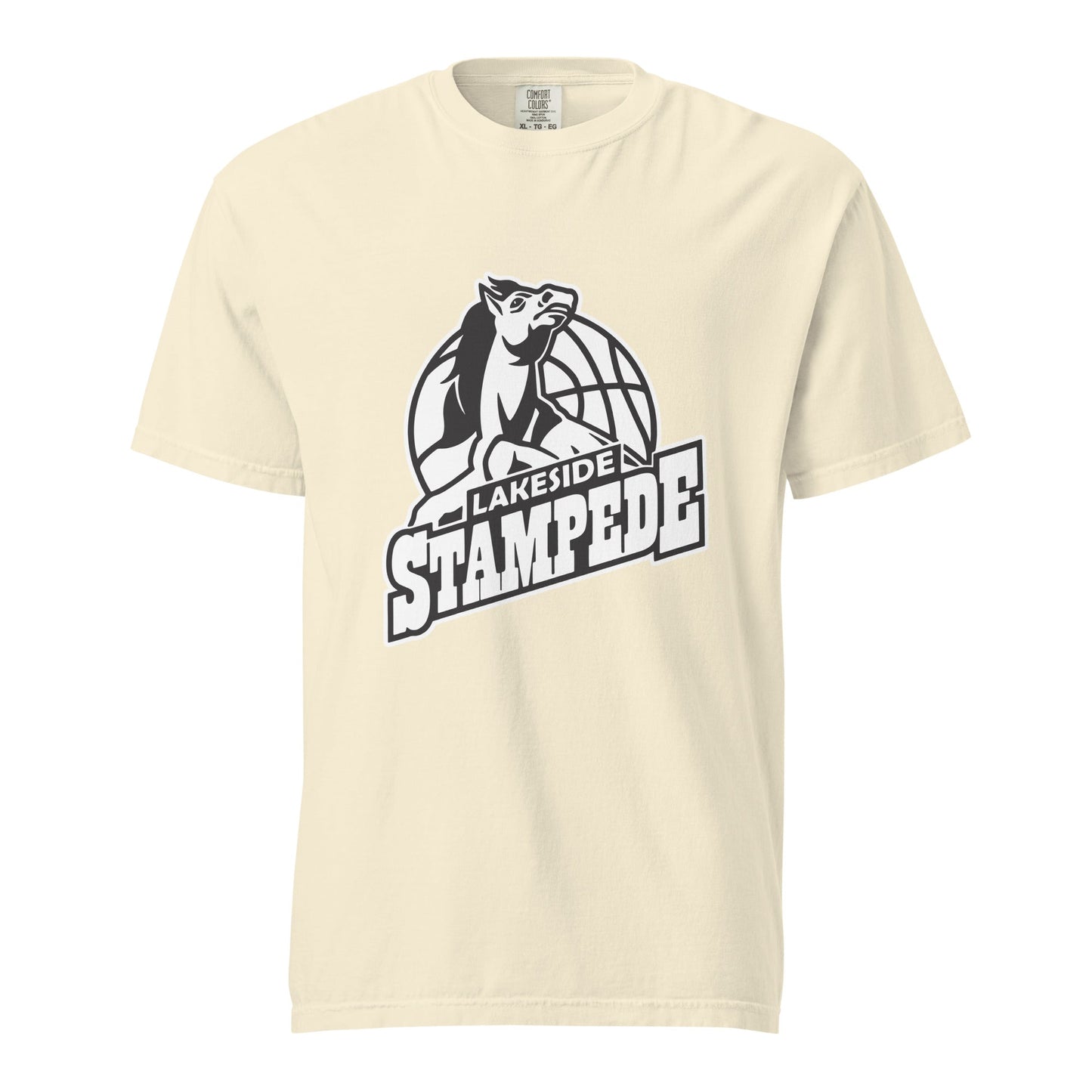 Signature | Comfort Colors T-Shirt | Lakeside Stampede | Basketball Mascot Logo