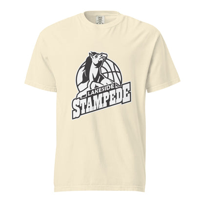 Signature | Comfort Colors T-Shirt | Lakeside Stampede | Basketball Mascot Logo