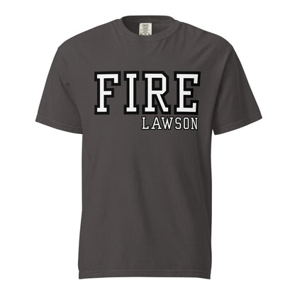 Signature | Comfort Colors T-Shirt | Lawson Fire Department | Script Logo