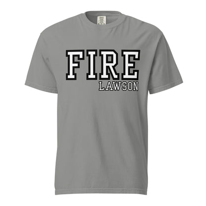 Signature | Comfort Colors T-Shirt | Lawson Fire Department | Script Logo