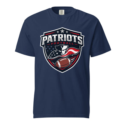 Signature | Comfort Colors T-Shirt | LFMS Athletics | Patriots Football Logo