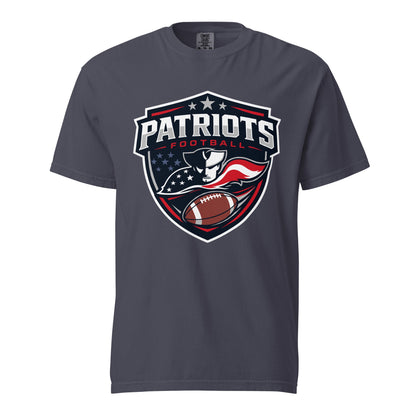 Signature | Comfort Colors T-Shirt | LFMS Athletics | Patriots Football Logo