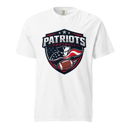 Signature | Comfort Colors T-Shirt | LFMS Athletics | Patriots Football Logo