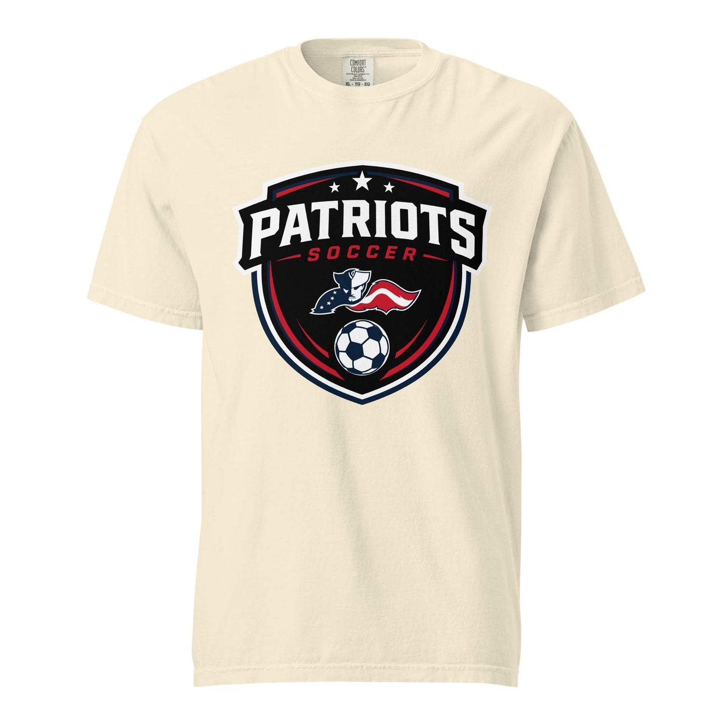 Signature | Comfort Colors T-Shirt | LFMS Athletics | Patriots Soccer Logo