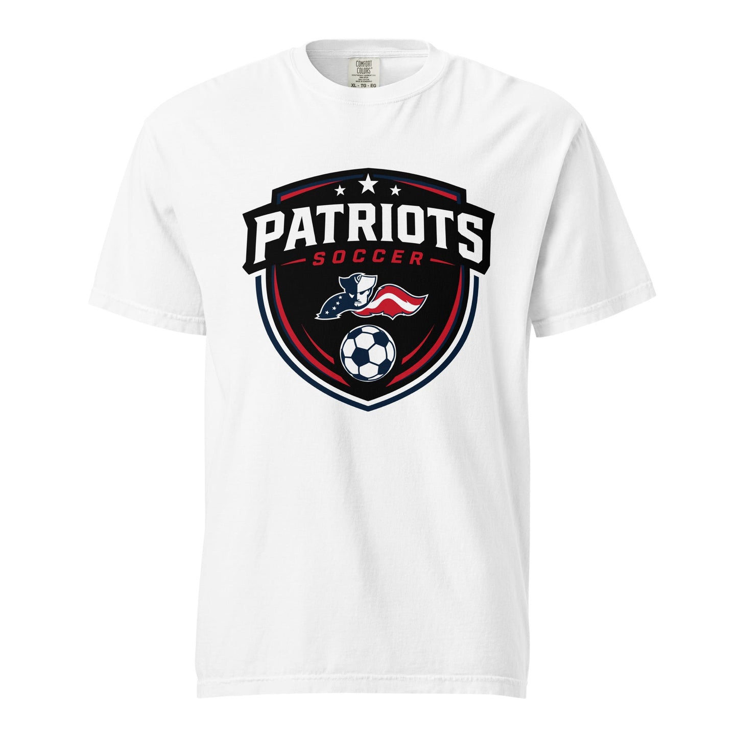 Signature | Comfort Colors T-Shirt | LFMS Athletics | Patriots Soccer Logo