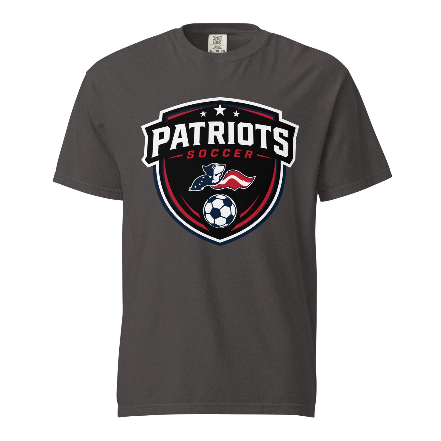 Signature | Comfort Colors T-Shirt | LFMS Athletics | Patriots Soccer Logo