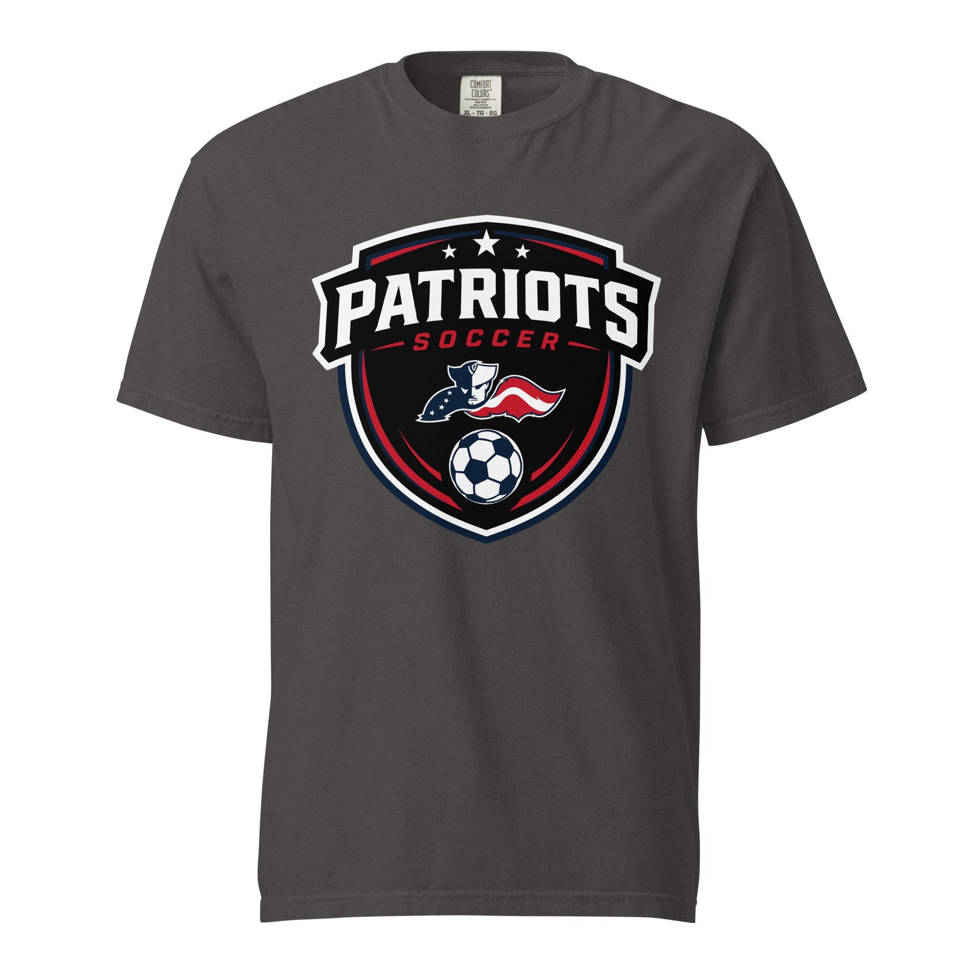 Signature | Comfort Colors T-Shirt | LFMS Athletics | Patriots Soccer Logo