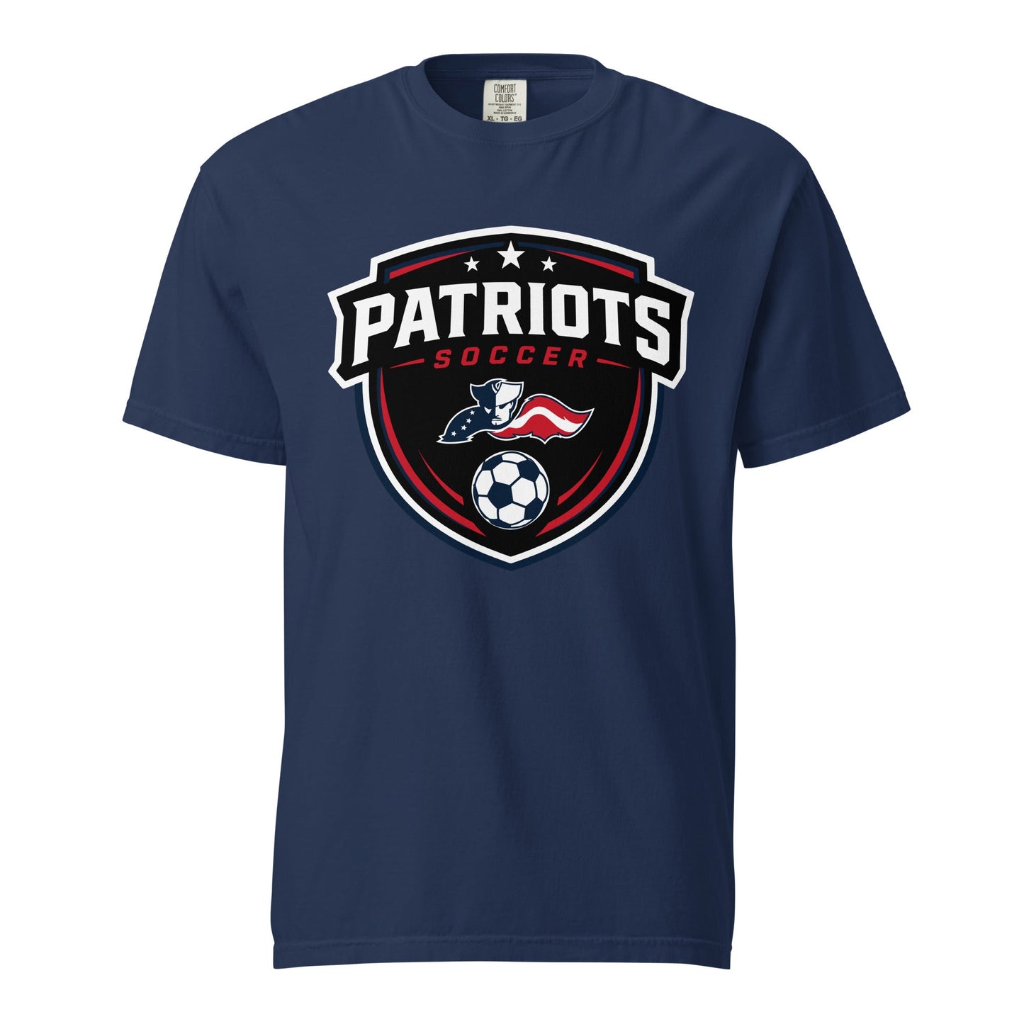 Signature | Comfort Colors T-Shirt | LFMS Athletics | Patriots Soccer Logo