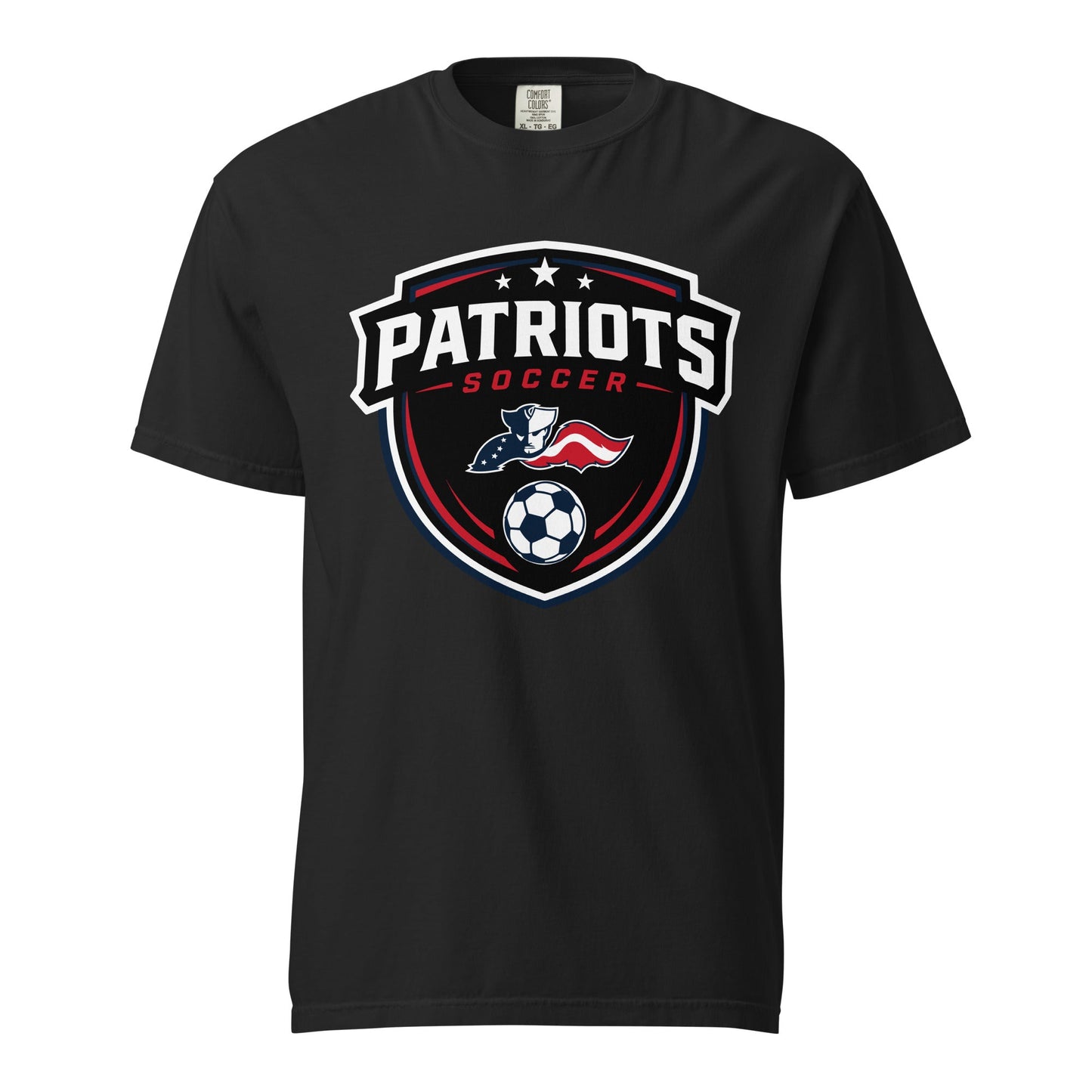 Signature | Comfort Colors T-Shirt | LFMS Athletics | Patriots Soccer Logo