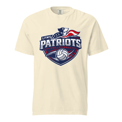 Signature | Comfort Colors T-Shirt | LFMS Athletics | Patriots Volleyball Logo
