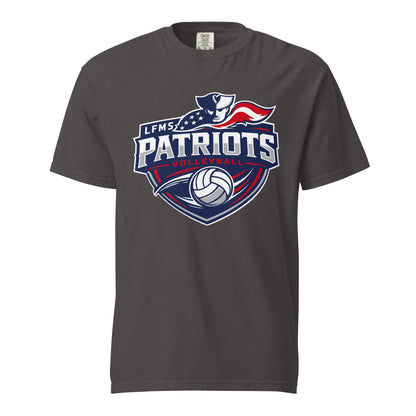 Signature | Comfort Colors T-Shirt | LFMS Athletics | Patriots Volleyball Logo