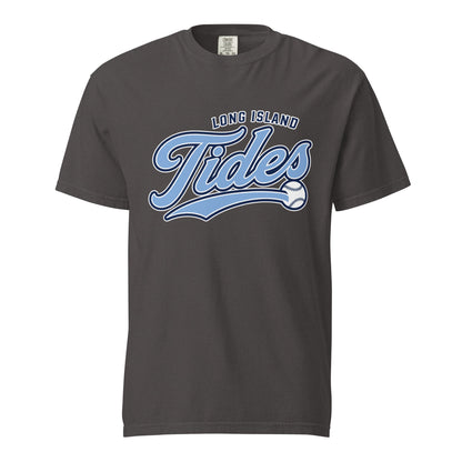 Signature | Comfort Colors T-Shirt | Long Island Tides Baseball | Athletics Logo