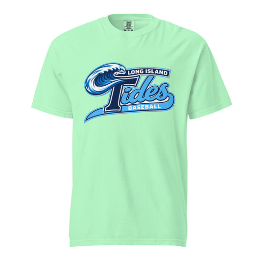 Signature | Comfort Colors T-Shirt | Long Island Tides Baseball | Ironclad Tides Logo