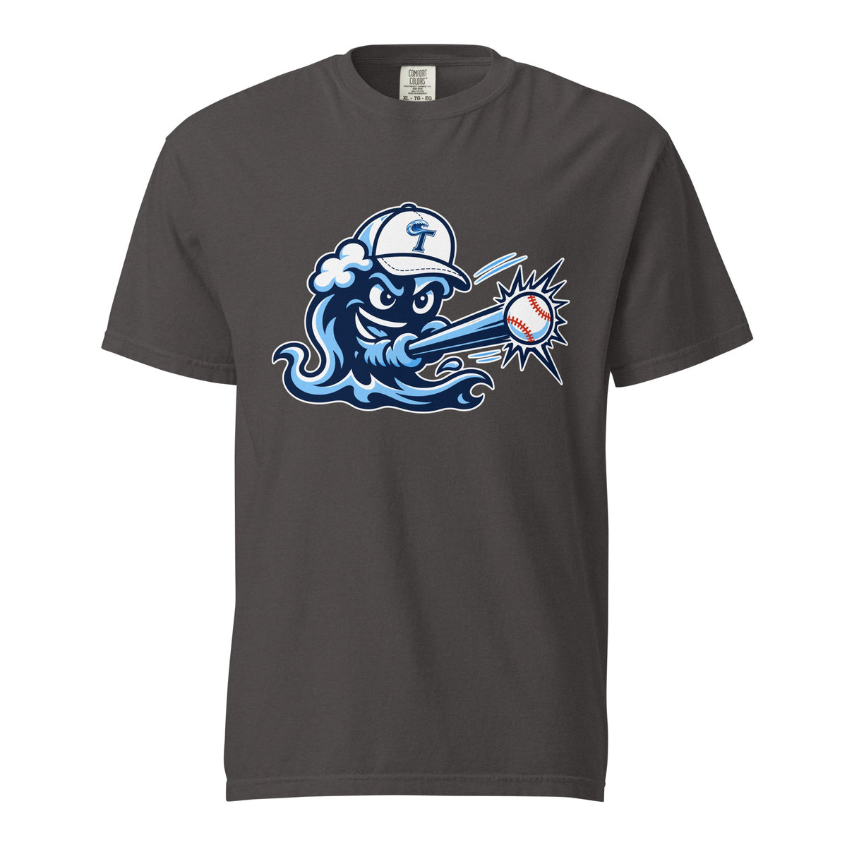 Signature | Comfort Colors T-Shirt | Long Island Tides Baseball | Mascot Logo