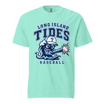 Signature | Comfort Colors T-Shirt | Long Island Tides Baseball | Valor Logo
