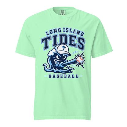 Signature | Comfort Colors T-Shirt | Long Island Tides Baseball | Valor Logo