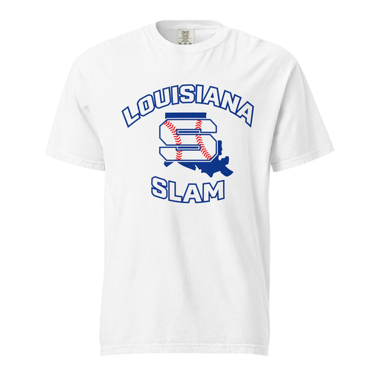 Signature | Comfort Colors T-Shirt | Louisiana Slam Baseball | Emblem Logo