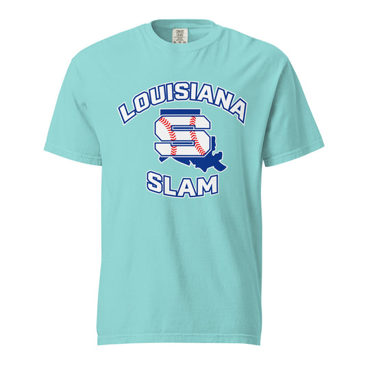 Signature | Comfort Colors T-Shirt | Louisiana Slam Baseball | Emblem Logo