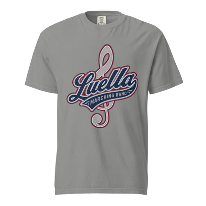 Signature | Comfort Colors T-Shirt | Luella High School Marching Band | Crest Logo