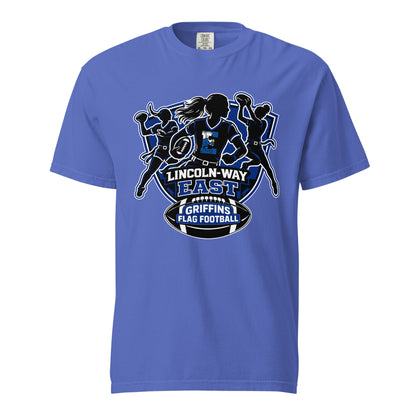 Signature | Comfort Colors T-Shirt | LWE Flag Football | Athletics Logo
