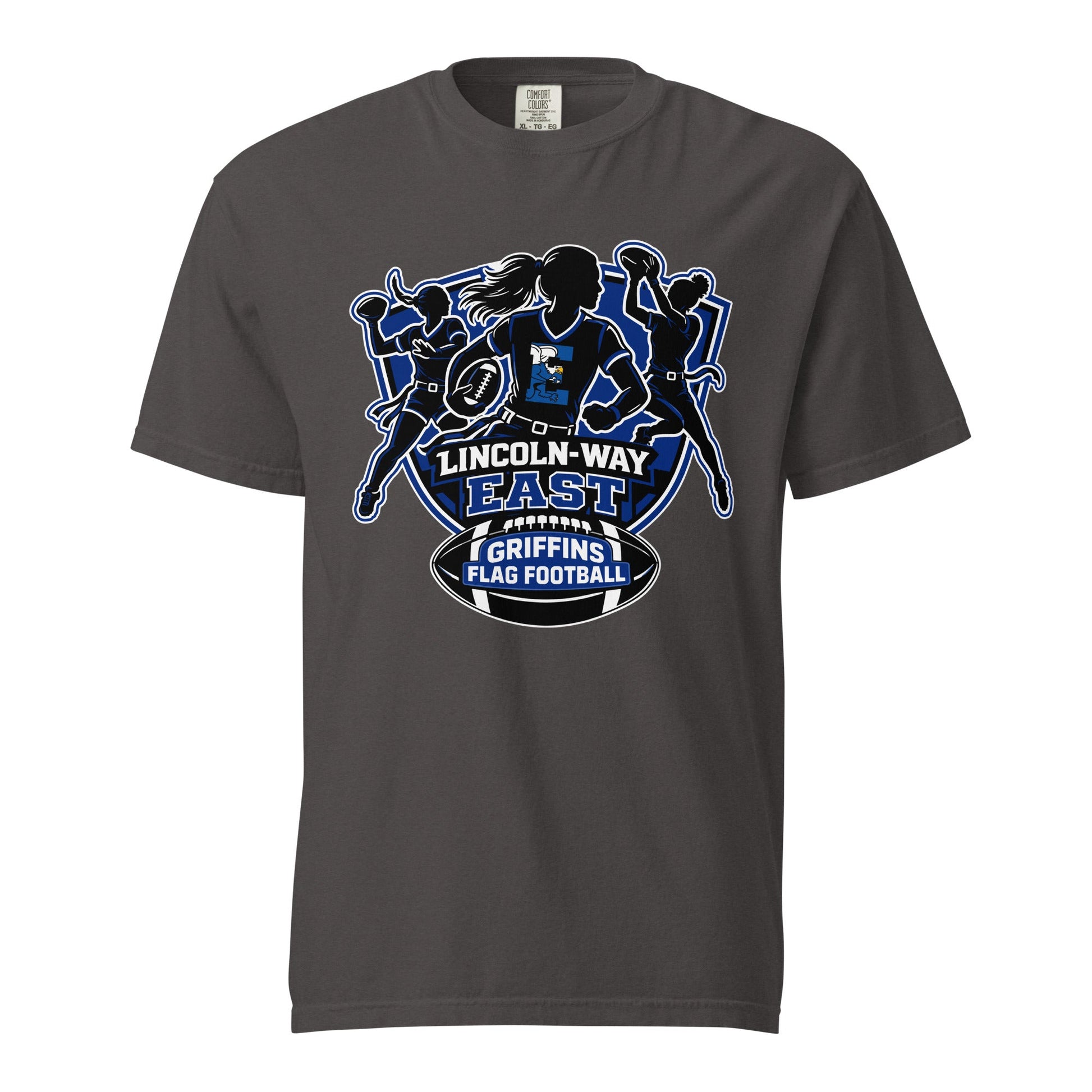 Signature | Comfort Colors T-Shirt | LWE Flag Football | Athletics Logo