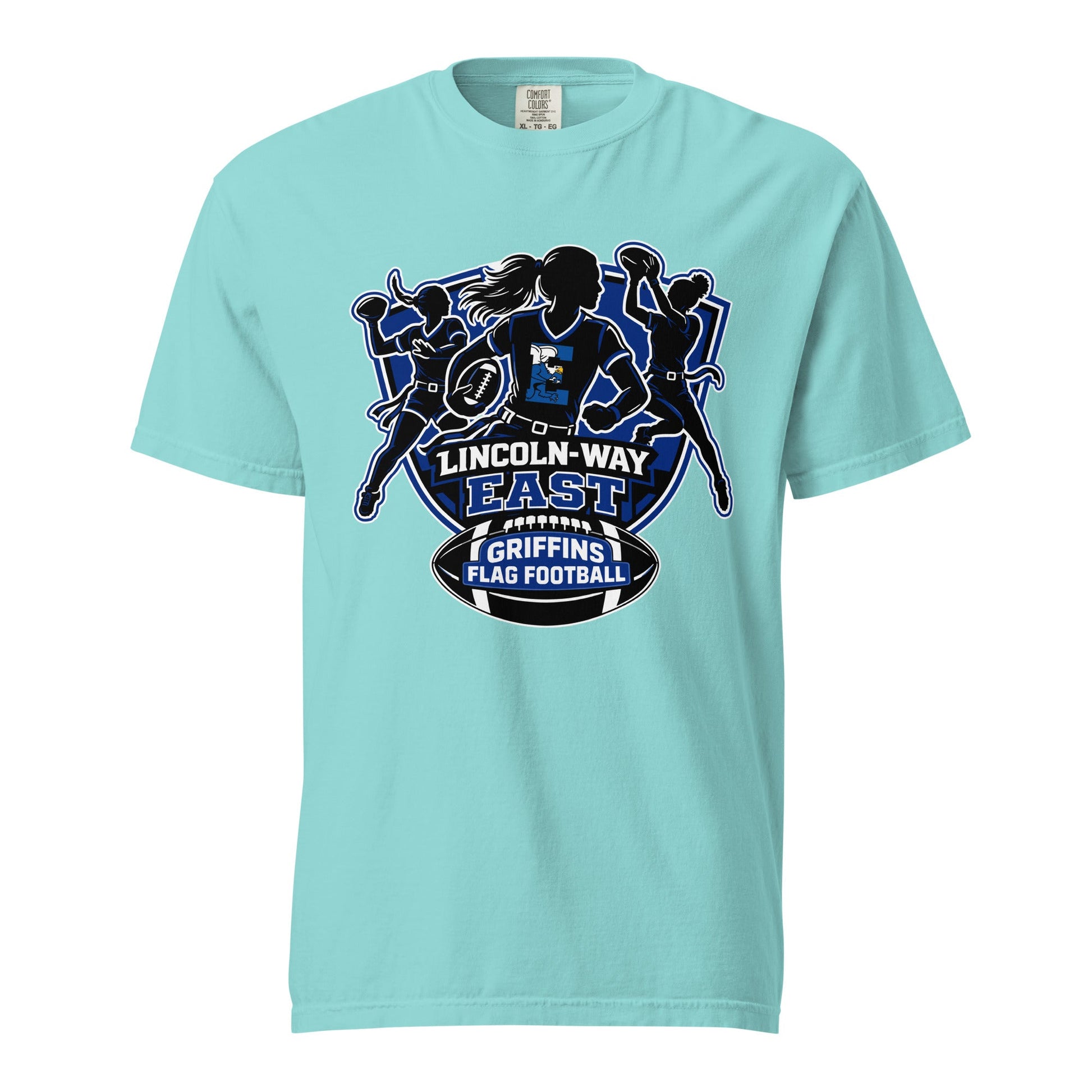 Signature | Comfort Colors T-Shirt | LWE Flag Football | Athletics Logo