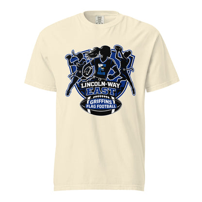 Signature | Comfort Colors T-Shirt | LWE Flag Football | Athletics Logo