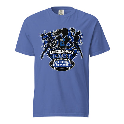 Signature | Comfort Colors T-Shirt | LWE Flag Football | Athletics Logo