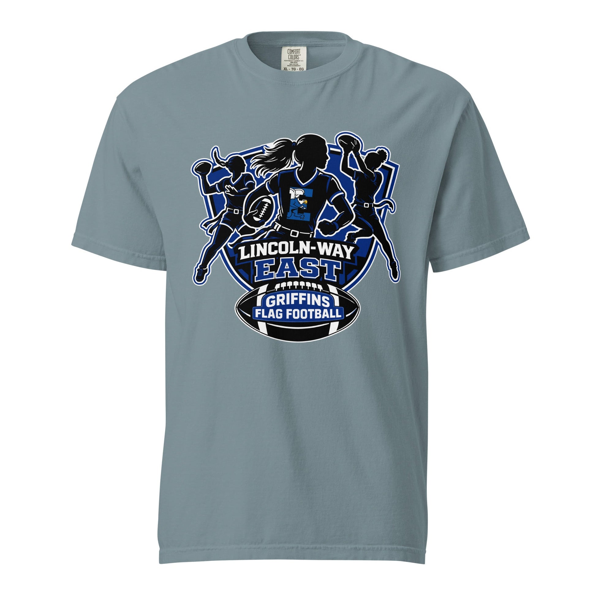 Signature | Comfort Colors T-Shirt | LWE Flag Football | Athletics Logo