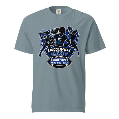 Signature | Comfort Colors T-Shirt | LWE Flag Football | Athletics Logo