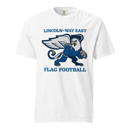 Signature | Comfort Colors T-Shirt | LWE Flag Football | Crest Logo