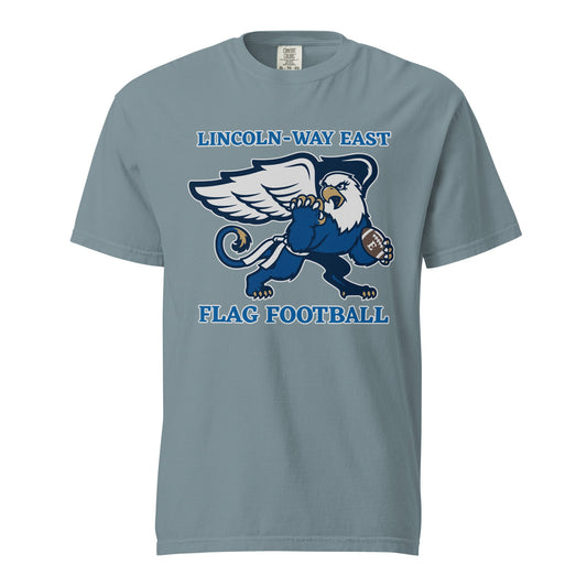 Signature | Comfort Colors T-Shirt | LWE Flag Football | Crest Logo