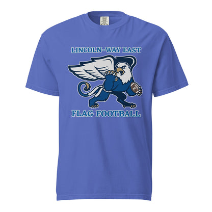 Signature | Comfort Colors T-Shirt | LWE Flag Football | Crest Logo